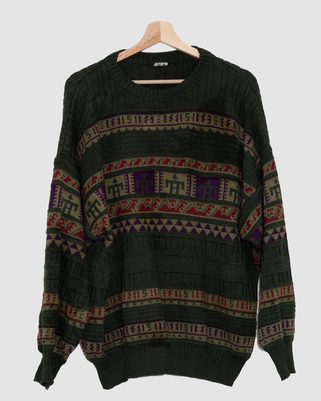 Pull à motif scandinave - Vintage