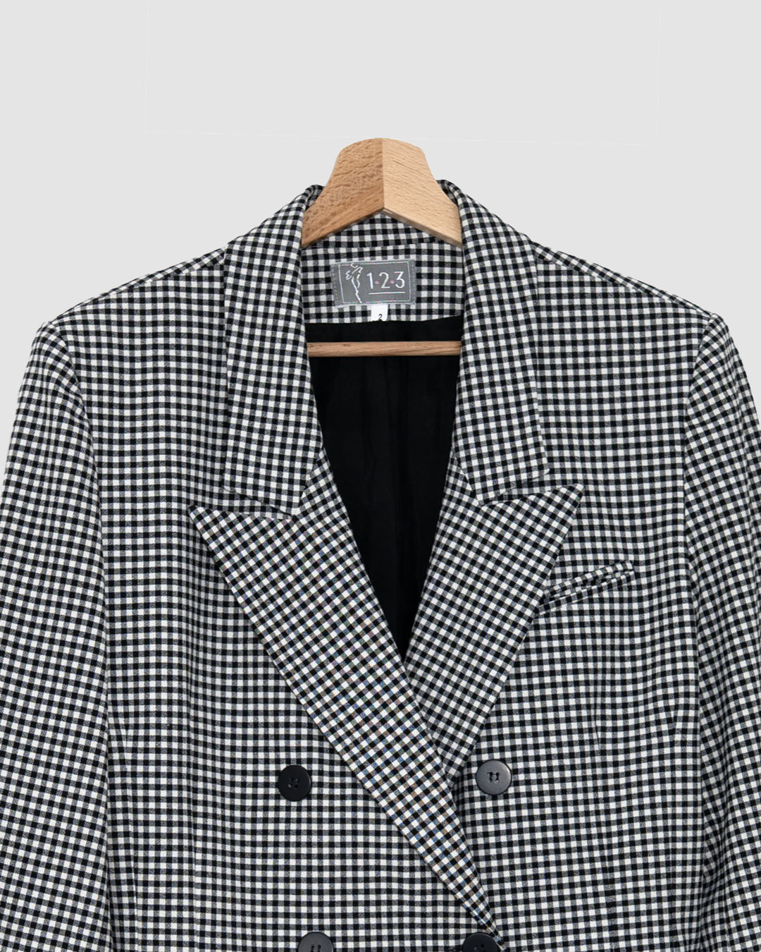 Veste à carreaux vintage - 1.2.3