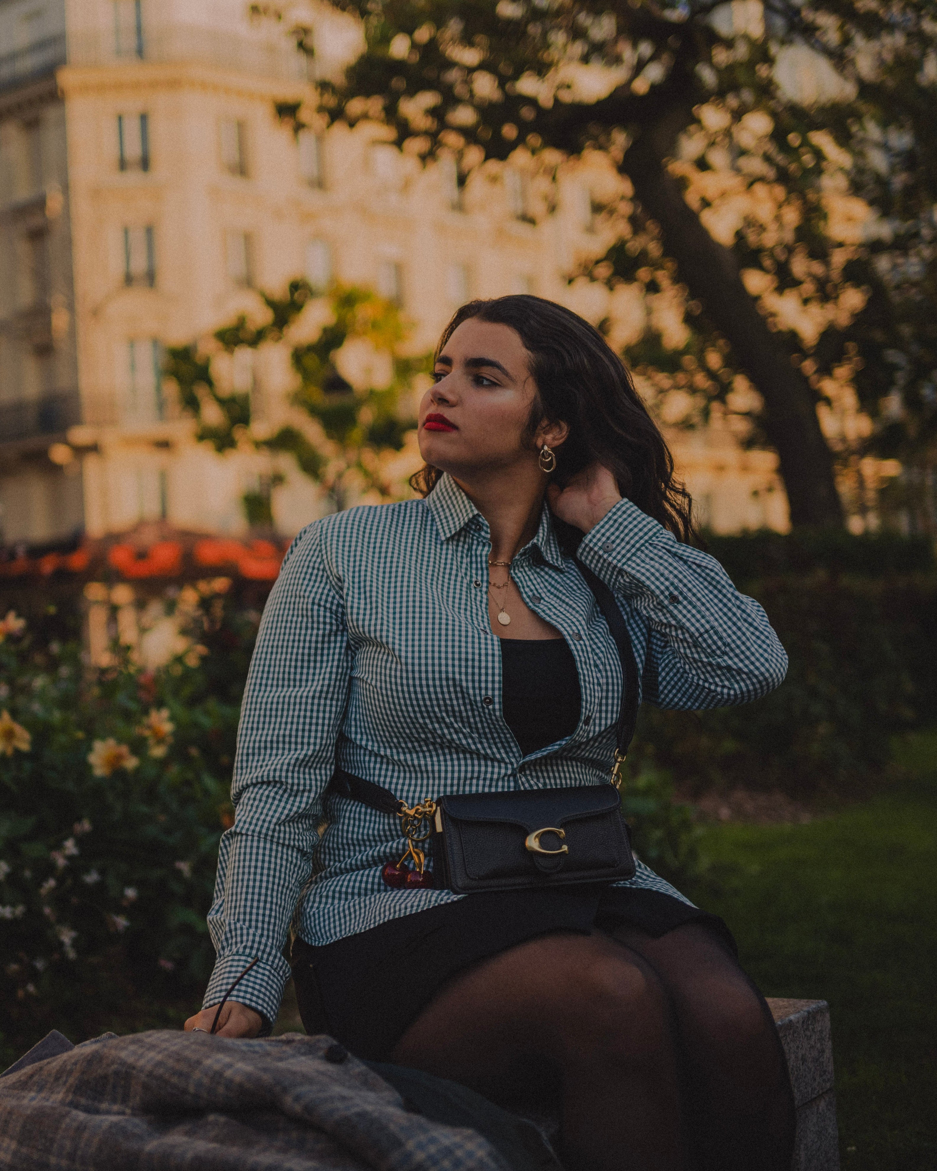 Chemise vintage à carreaux - Calvin Klein