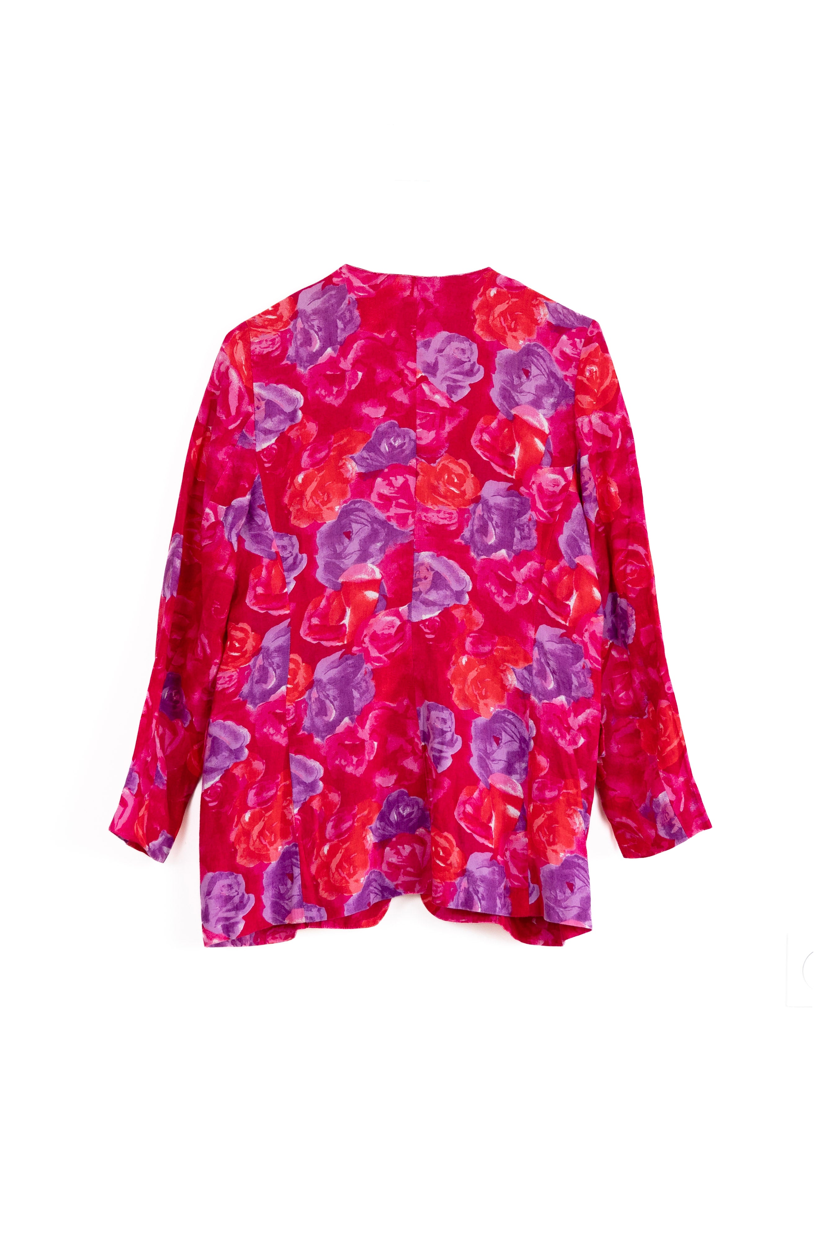 Blouse fleurie en lin