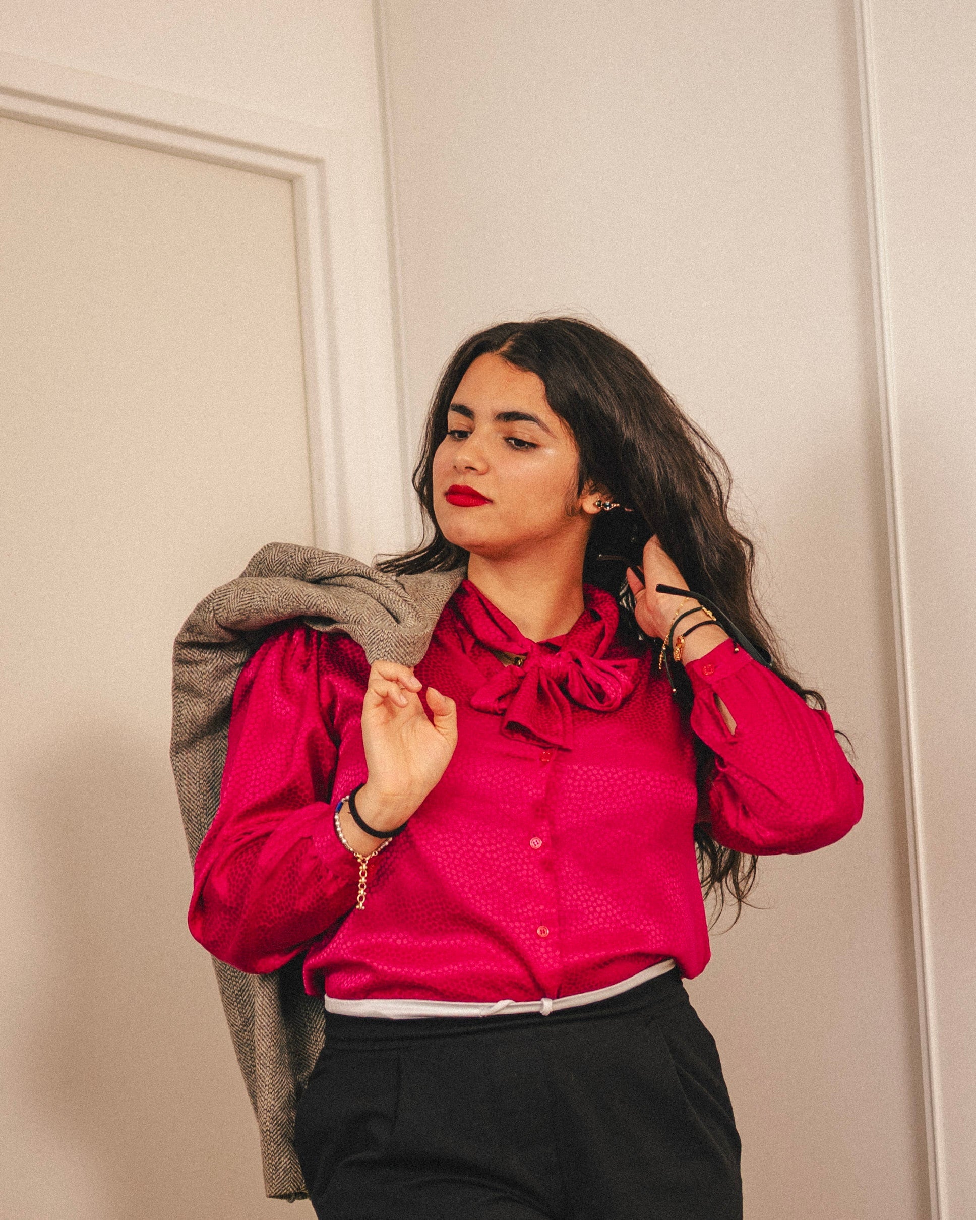 Chemise vintage rose - Carole Richard