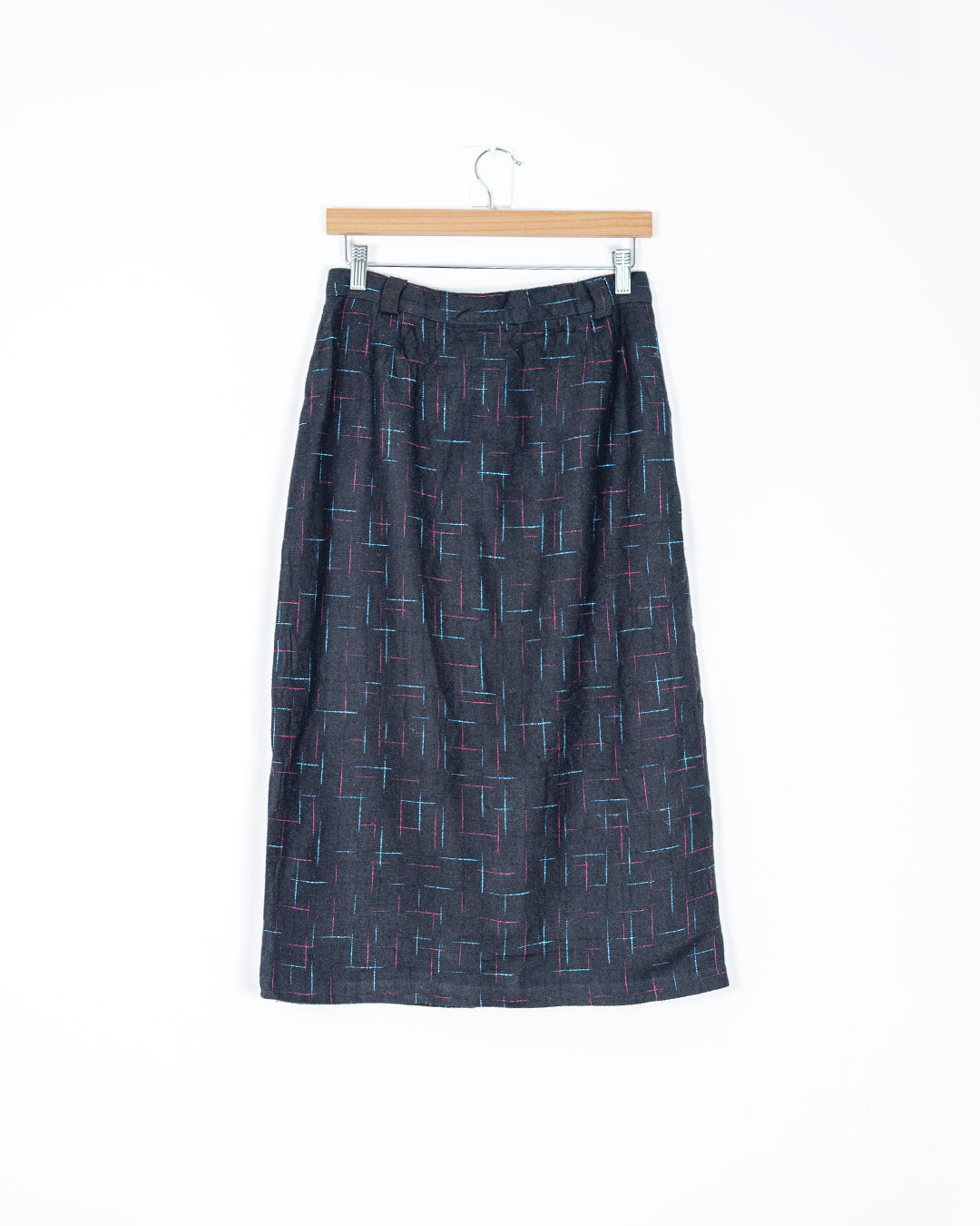 Jupe vintage à fente boutonnée