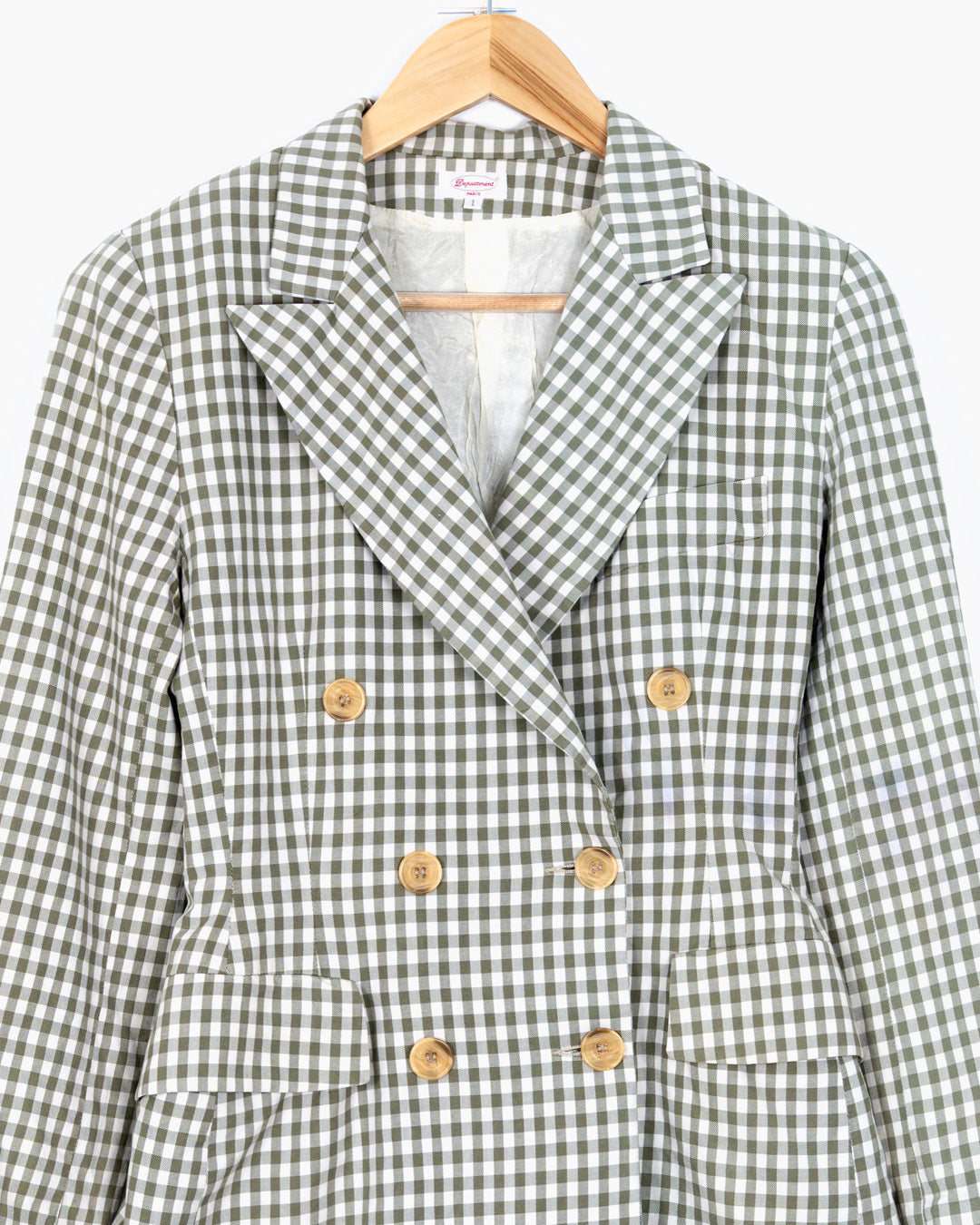 Blazer vintage à carreaux - Departement