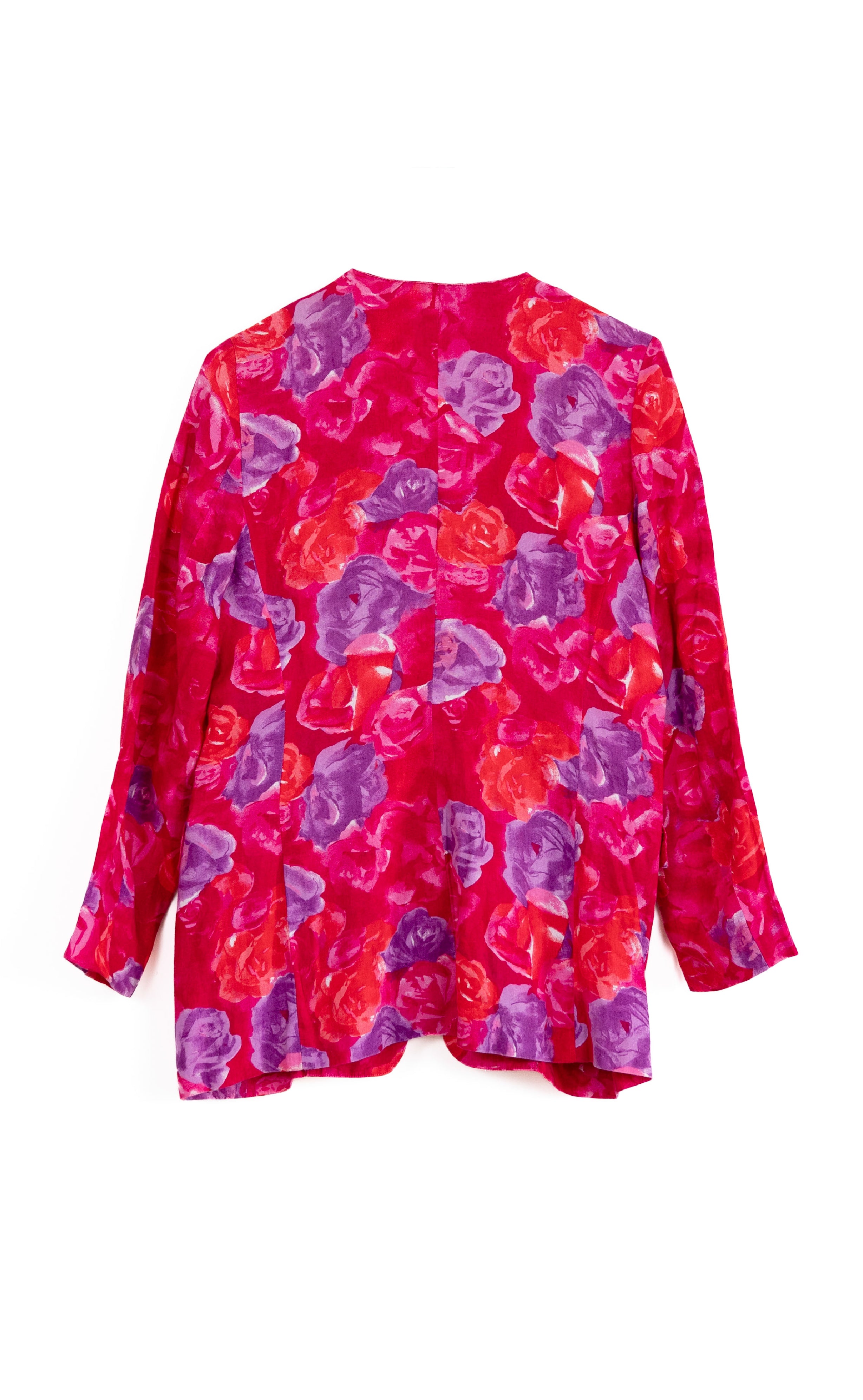 Blouse fleurie en lin