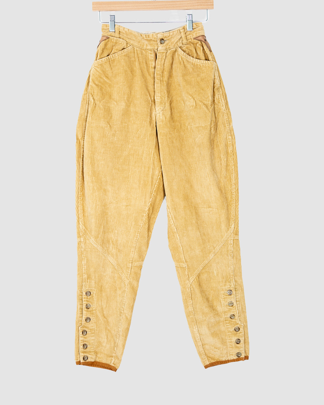 Pantalon vintage en velours coupe tapered - Chevignon