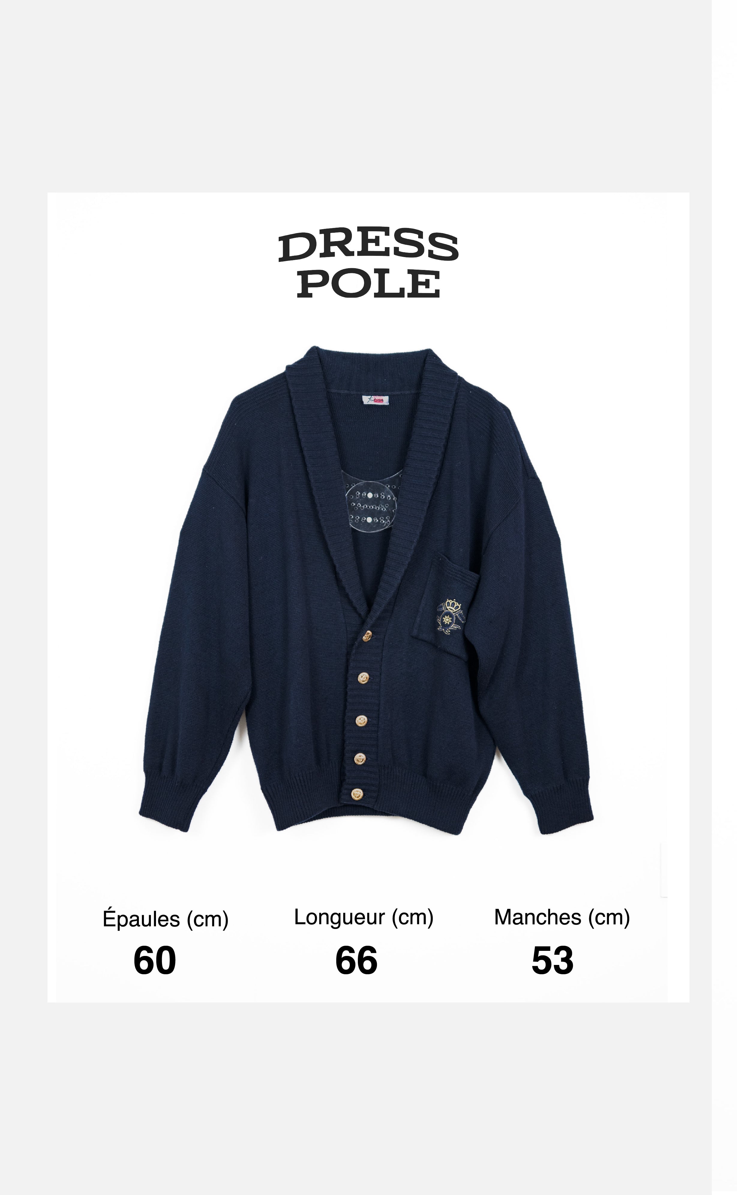 Cardigan brodé