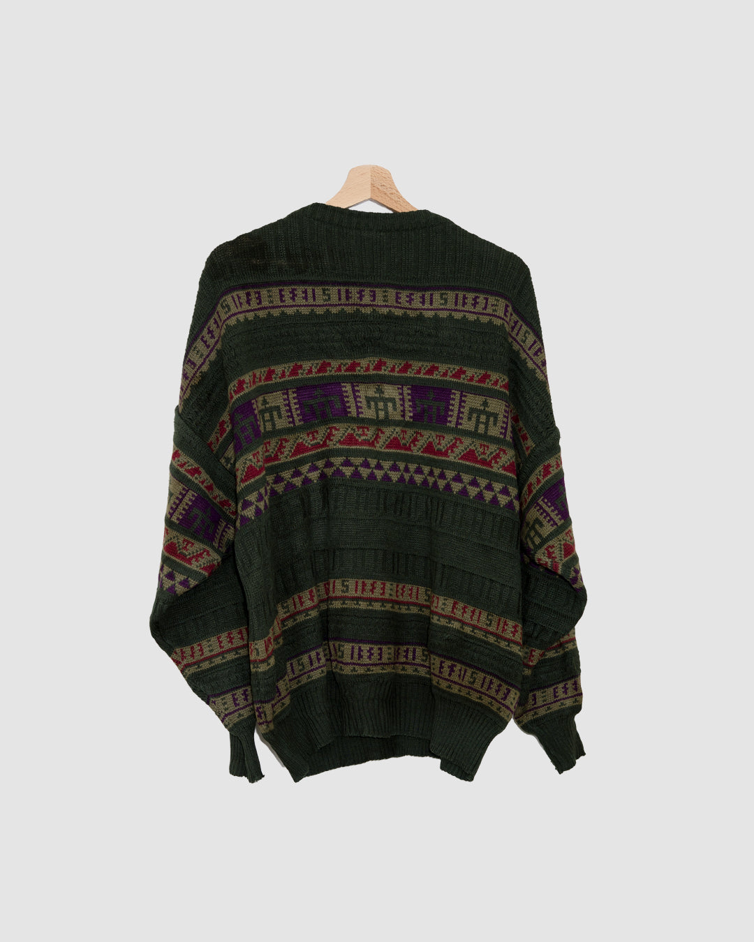 Pull à motif scandinave - Vintage