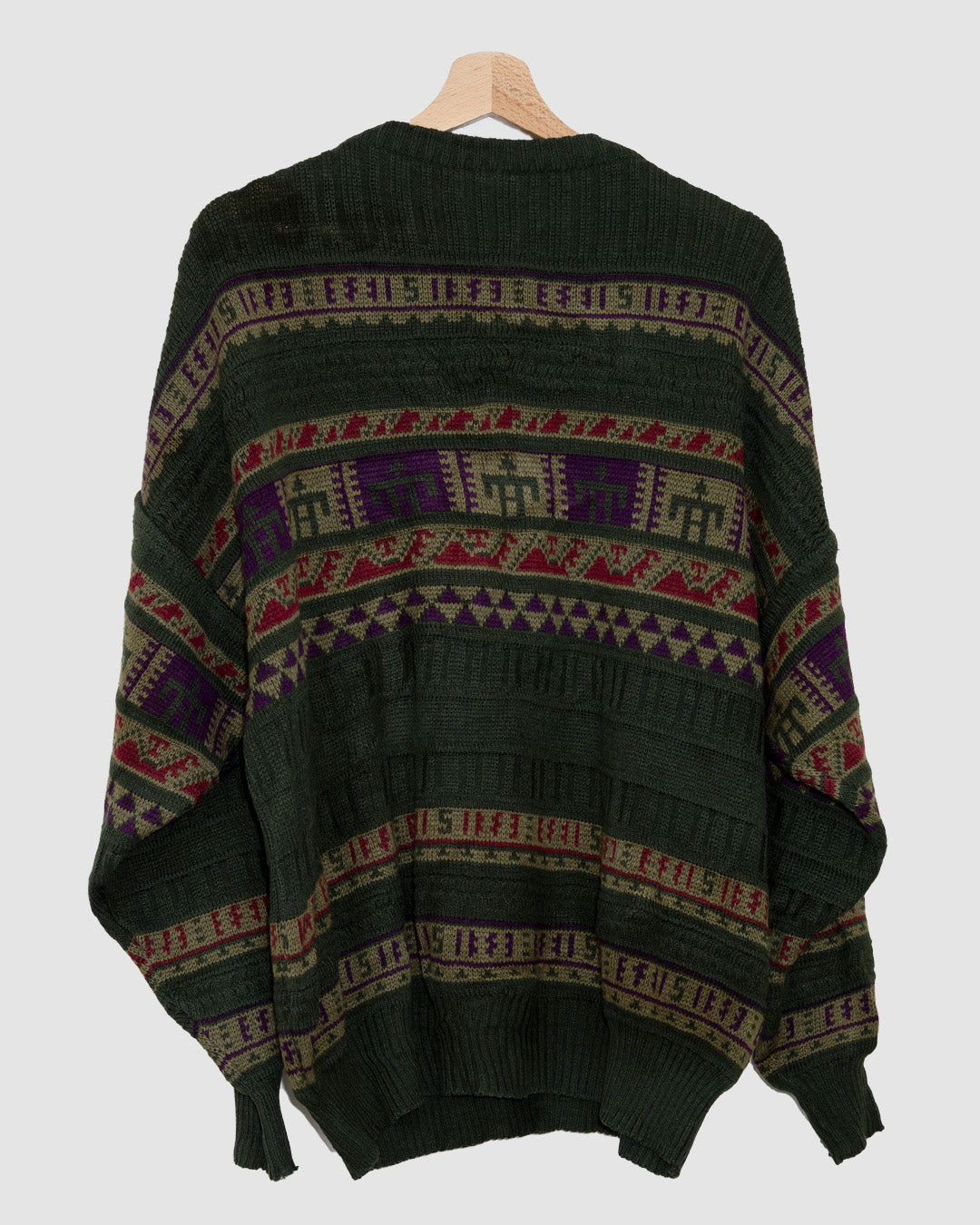 Pull à motif scandinave - Vintage