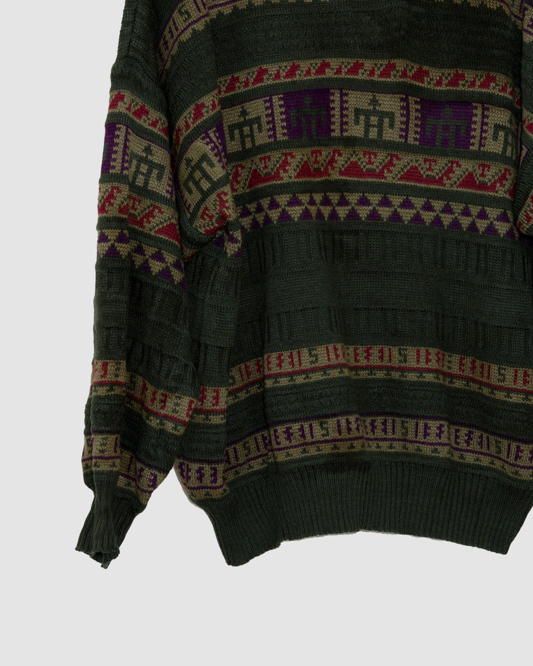 Pull à motif scandinave - Vintage