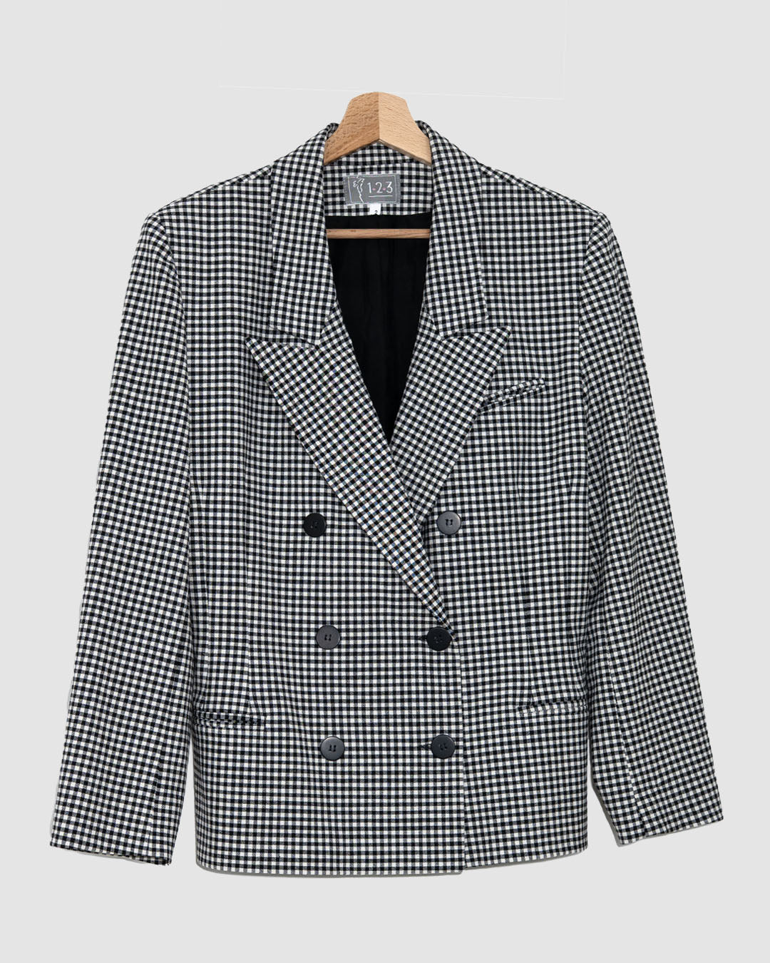 Veste à carreaux vintage - 1.2.3