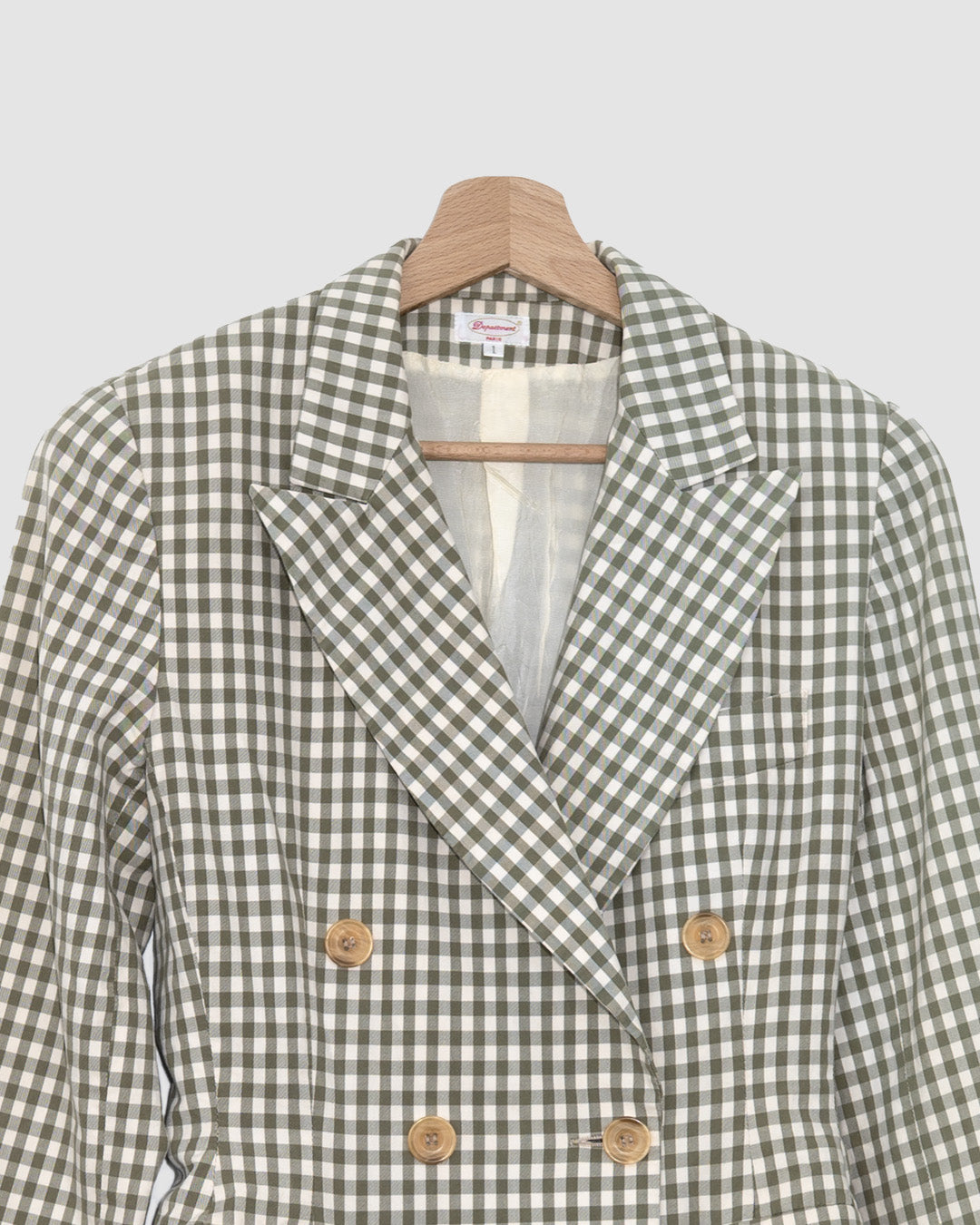 Veste vintage à carreaux - Departement